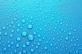 高清蓝色水珠图片下载